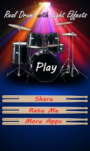 Real Drum with Light Effects