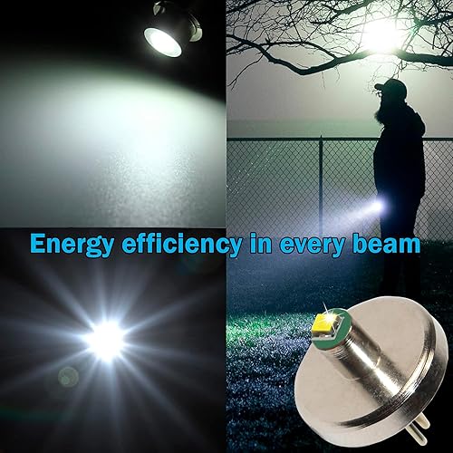 Miniatura 6 de HQRP Hight Power - Bombilla LED de 3 W, 60 lúmenes, compatible con mini linterna Mag-Lite