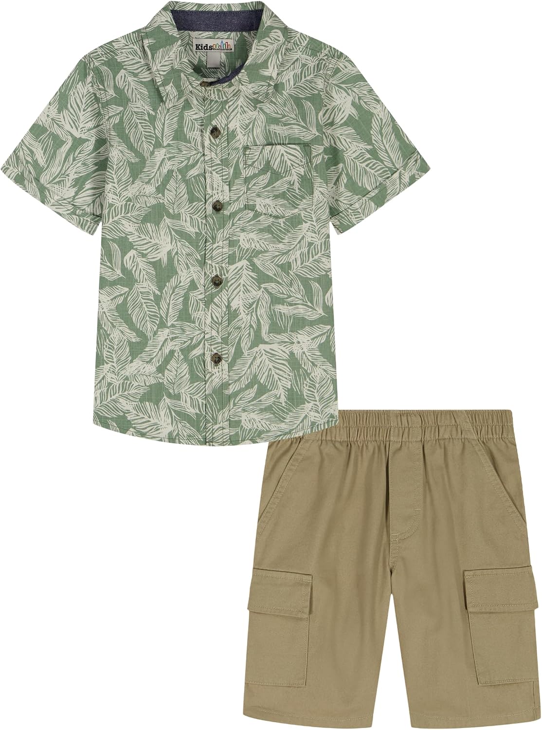 Kids Headquarters Boys' 2pc Shirt Short Set