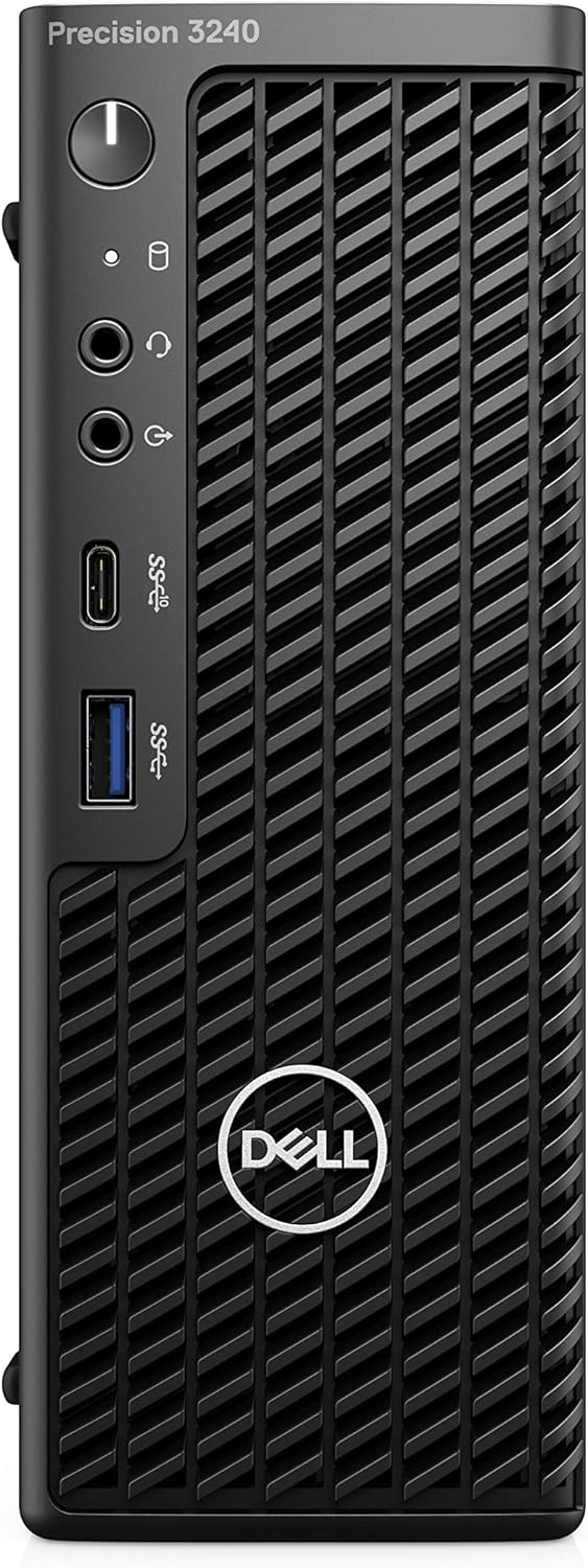 Dell Precision 3240 10th gen processor Intel® Core i5 i5-10500 8 GB DDR4-SDRAM 256 GB SSD CFF Workstation Windows 10 Pro (Renewed)