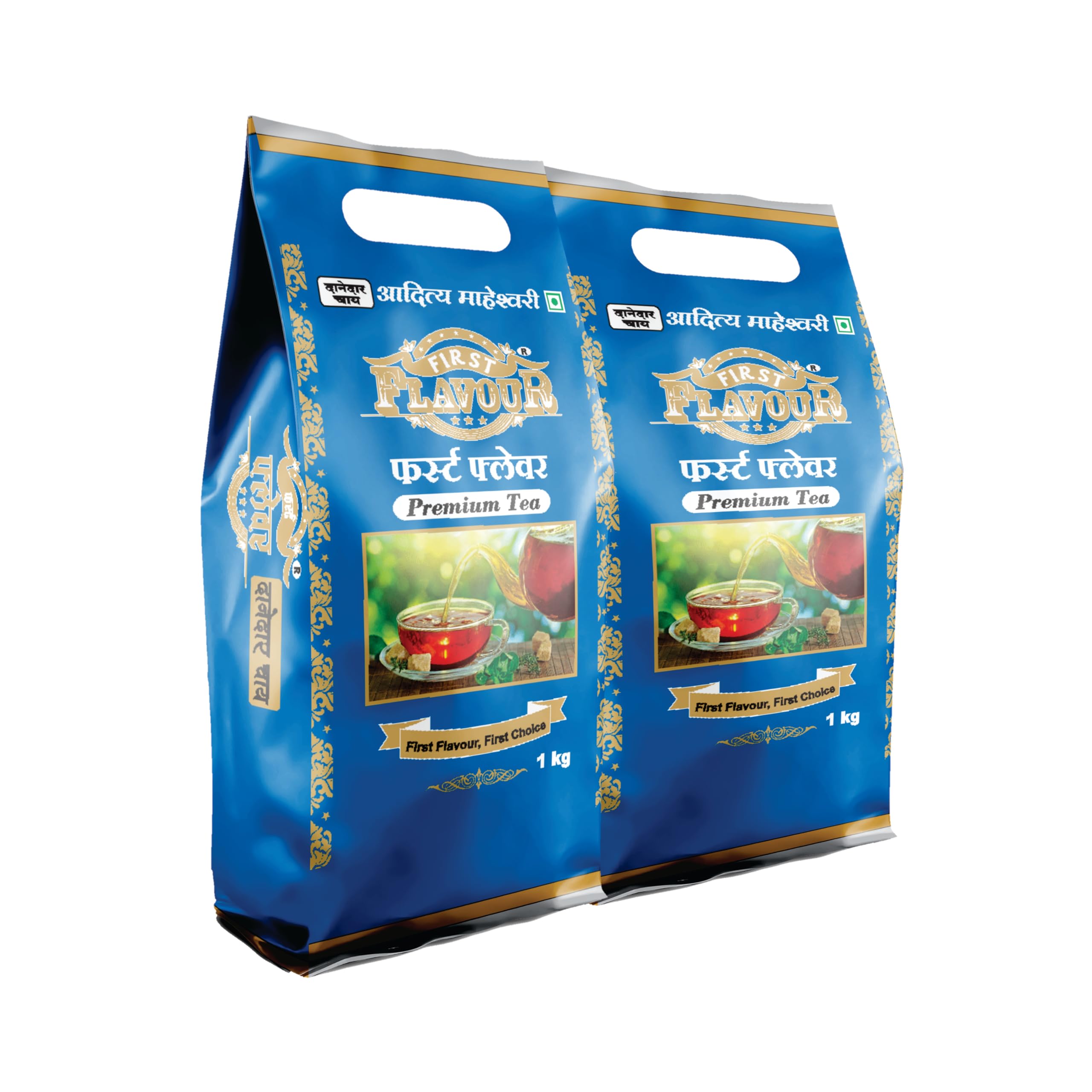 First Flavour Premium Danedaar Leaf Tea – 1Kg (Pack Of 2) | Strong Kadak Chai | Fresh Assam Tea | Rich Aroma & Taste | Strong blend | Refreshing | All Natural Ingredients | No preservatives