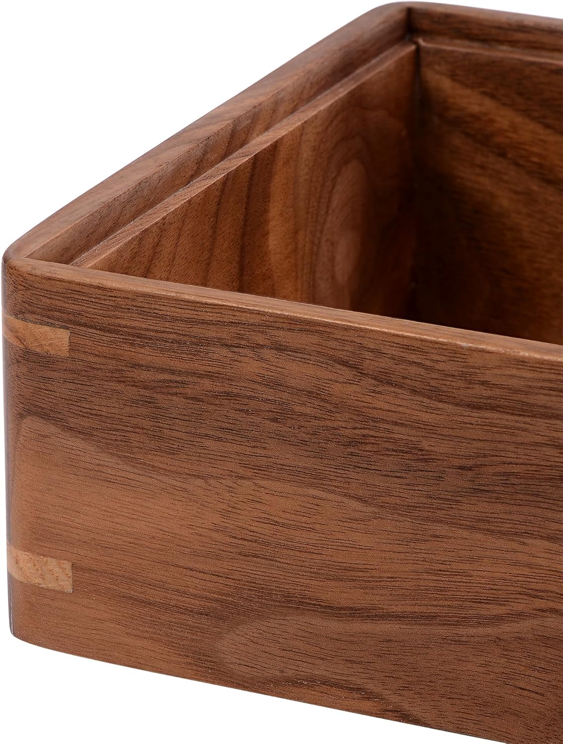 Normcore Compact Storage Box - Compatible Compact Tamping Station - Genuine American Walnut Wood Wooden Espresso Accessory Organizer - Patented Modular Design