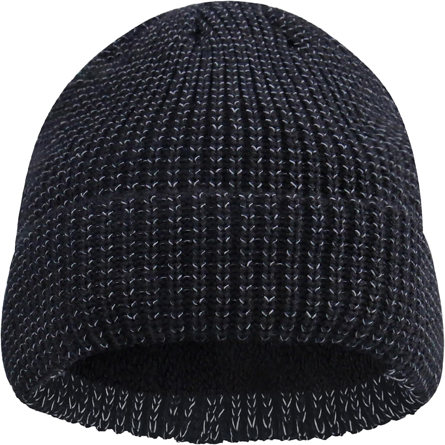 Babalet Reflective Winter Beanie Hats for Women Men Adults High Visibility Safety Knitted Cap