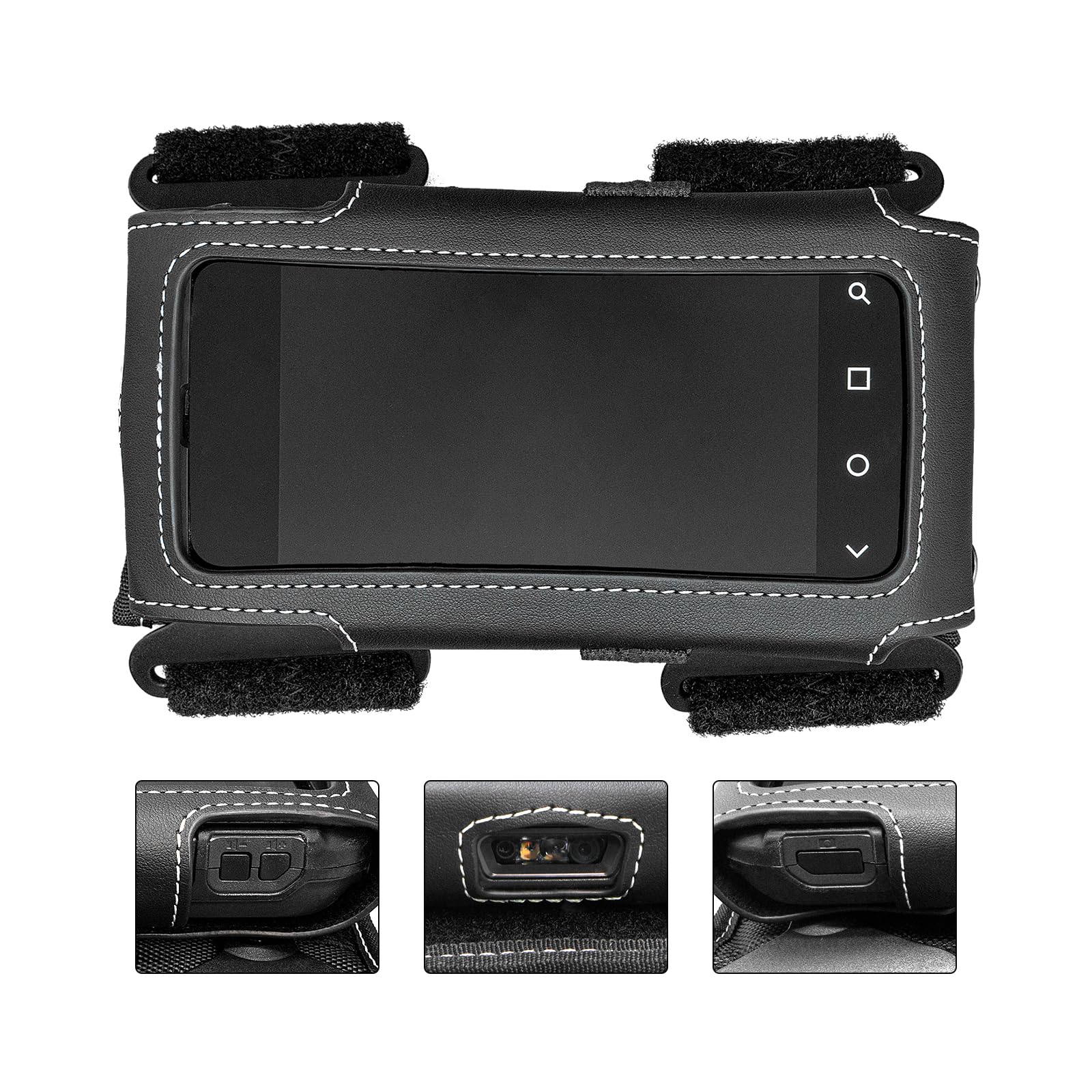 CT60 - Custodia da polso per scanner di codici a barre portatile Honeywell Dolphin CT50 CT60, portatile, con cinturino regolabile
