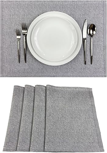 Carlo Lamperti Italy - Juego de 4 manteles individuales de carbono de 20 x 14 pulgadas, Occidente, hechos con tela 100% algodón, manteles