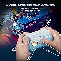 Vista 7 de Mytrix Wireless Switch Pro Controllers with Charging Dock, Bluetooth Controller for Nintendo Switch/Lite/OLED with Hall Effect Joysticks & Trigger