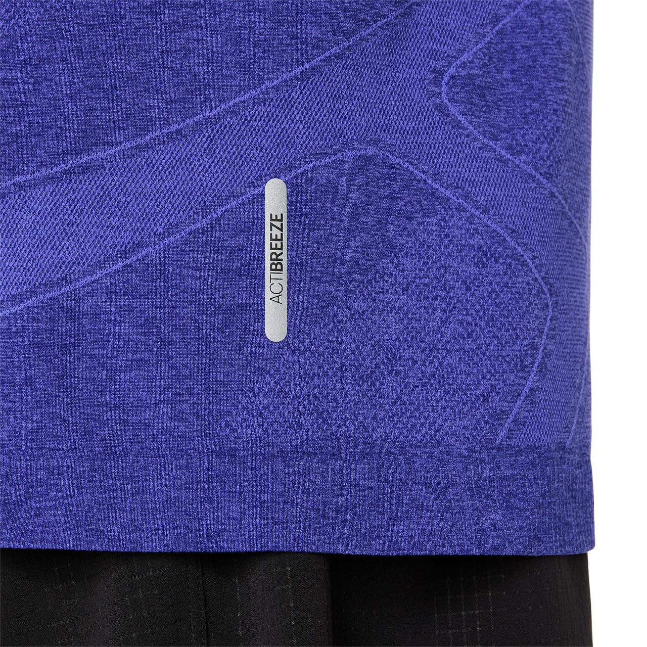 ASICS Road Seamless Laufshirt Herren blau - Cobalt Burst/Eggplant S