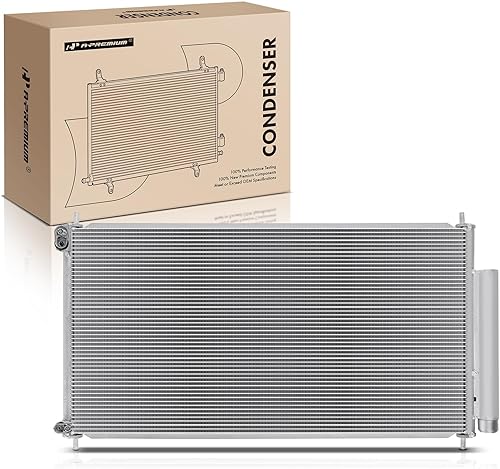 A-Premium Condensador de aire acondicionado compatible con Honda Civic 2012-2015 1.8L 2.4L