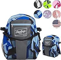 Rawlings REMIX T-Ball Youth Baseball Softball Backpack Equipment Bag | Durable Organization Bat Sleeves Royal