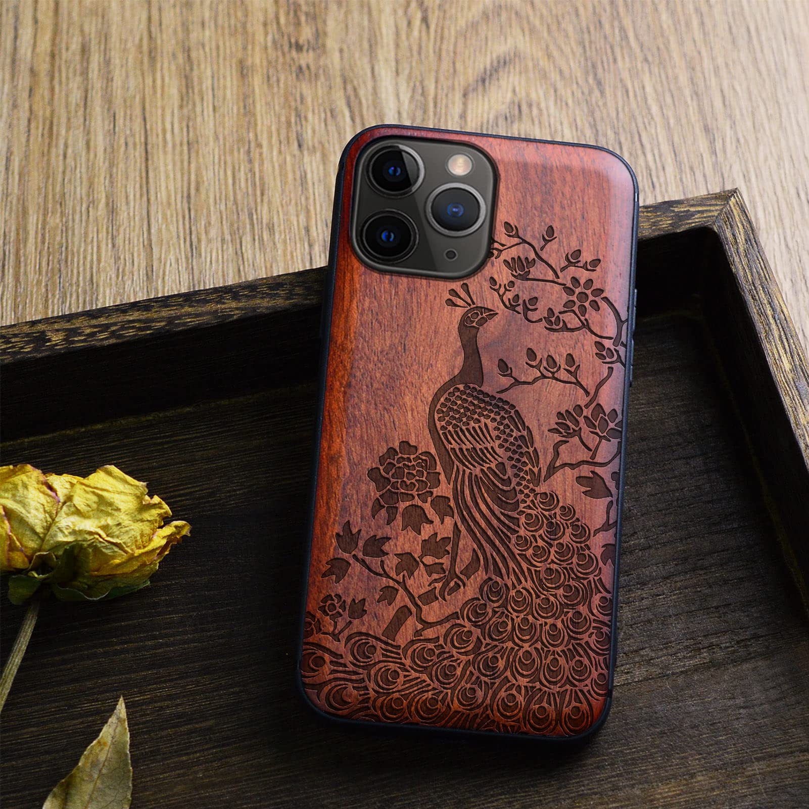 【素敵✨】 Wood Case Compatible iPhone 11 ケース Amazon.com: Carveit Wood Case for iPhone 11 Pro Case [Hard Real