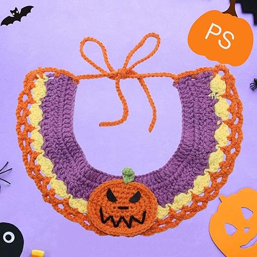 Miniatura 2 de Disfraz de Halloween para perro, collar hecho a mano para perros, gatos, mascotas, cachorros, gatitos medianos, grandes, pequeños