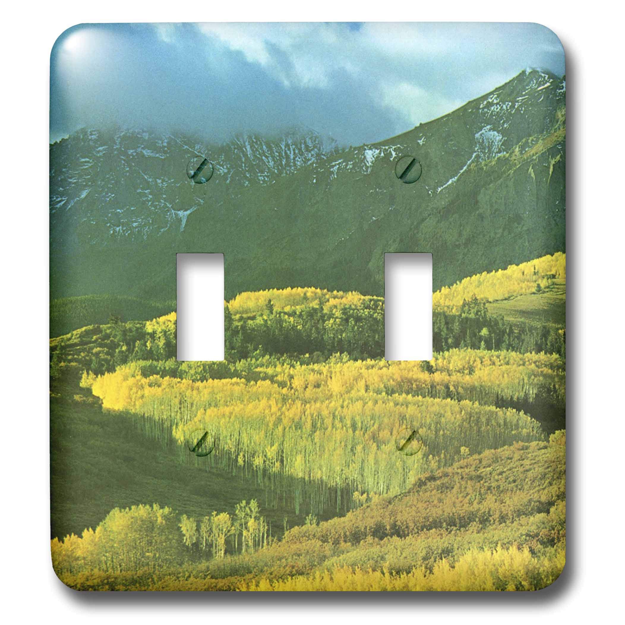 Interrupteur à bascule Colorado Mountains 3dRose lsp_34644_2 multicolore pour décoration murale