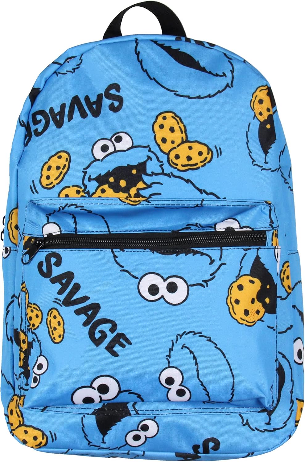 Bioworld Sesame Street Backpack Cookie Monster Savage Laptop School Travel Backpack