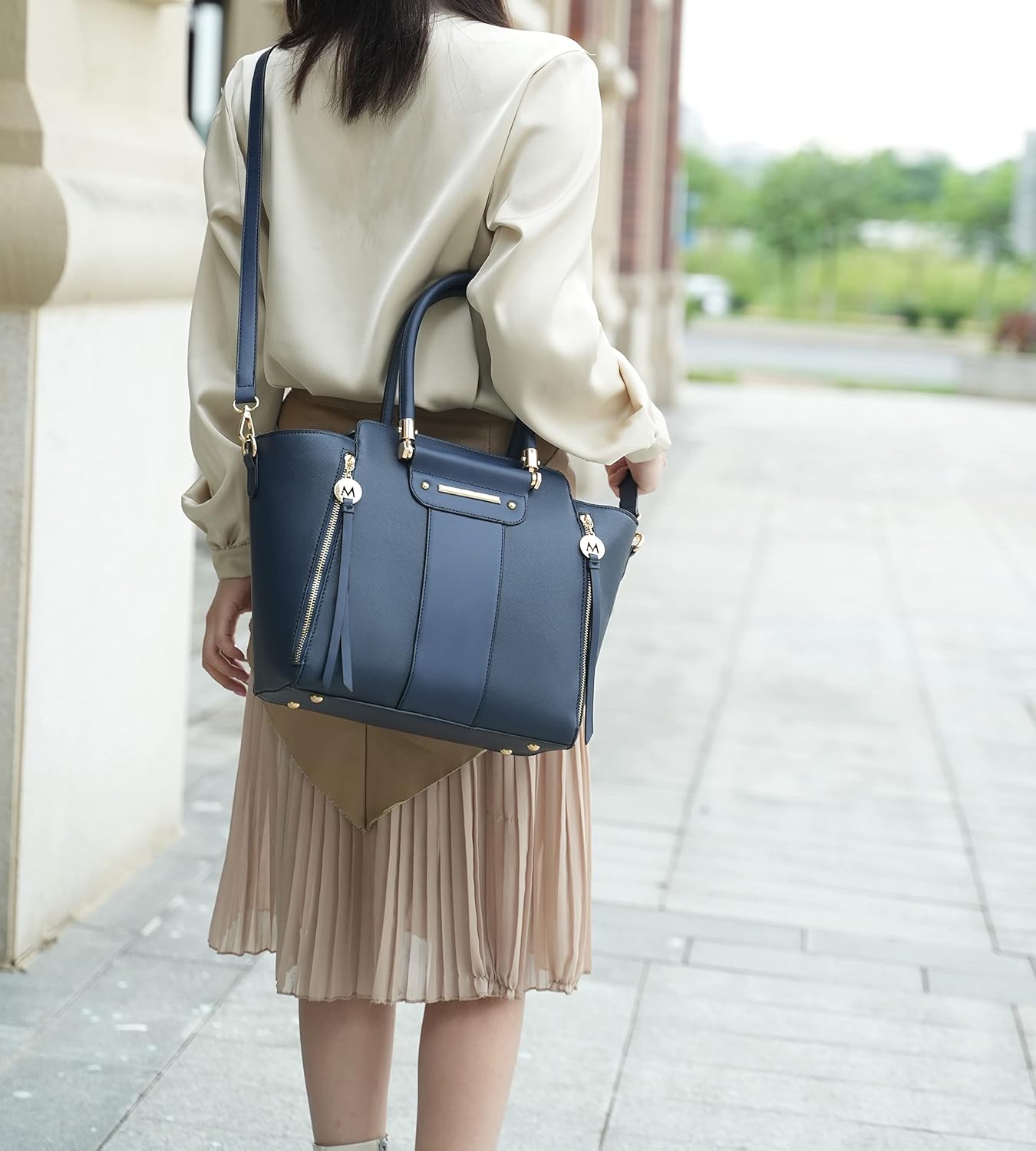 MKF Collection Tote Bag for Women, Vegan Leather Satchel Wristlet wallet Shoulder bag Top-Handle Hobo Purse Handbag by Mia k - Image 4