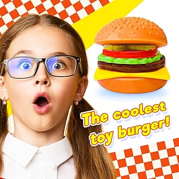 Amazon.com: JA-RU Foodie Fusion Play Burger Deluxe Squishy Toy (1