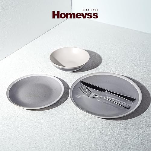 Miniatura 8 de HomeVss - Vajilla de cerámica Rock Ridge