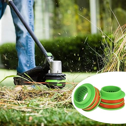 Miniatura 6 de AS1300 - Carrete de repuesto compatible con EGO ST1500 ST1500S de 15 pulgadas, línea de cuerda de 0.095 pulgadas y 17 pies, línea dual de torsión de