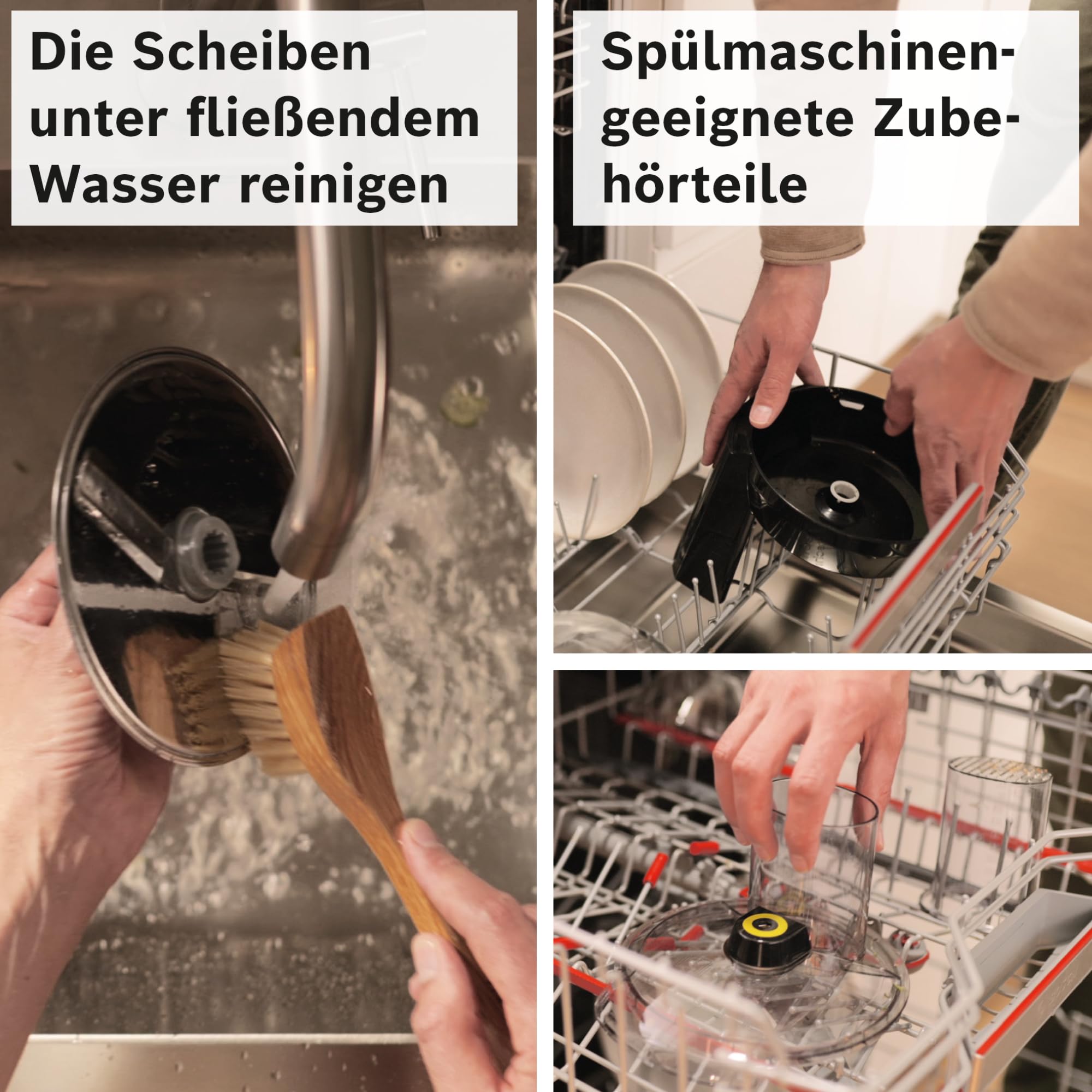 Bosch VeggieLove Set MUZS68VL, Durchlaufschnitzler, 5 Scheiben, Raspeln, Schneiden, Reiben, Zubehör passend für Küchenmaschine Serie 6, Serie 8, OptiMUM