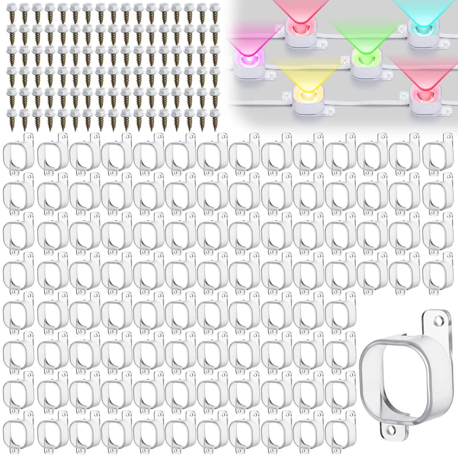 Beeveer 210 Set Light Clips Compatible with Govee H706 H806 Pro Lights