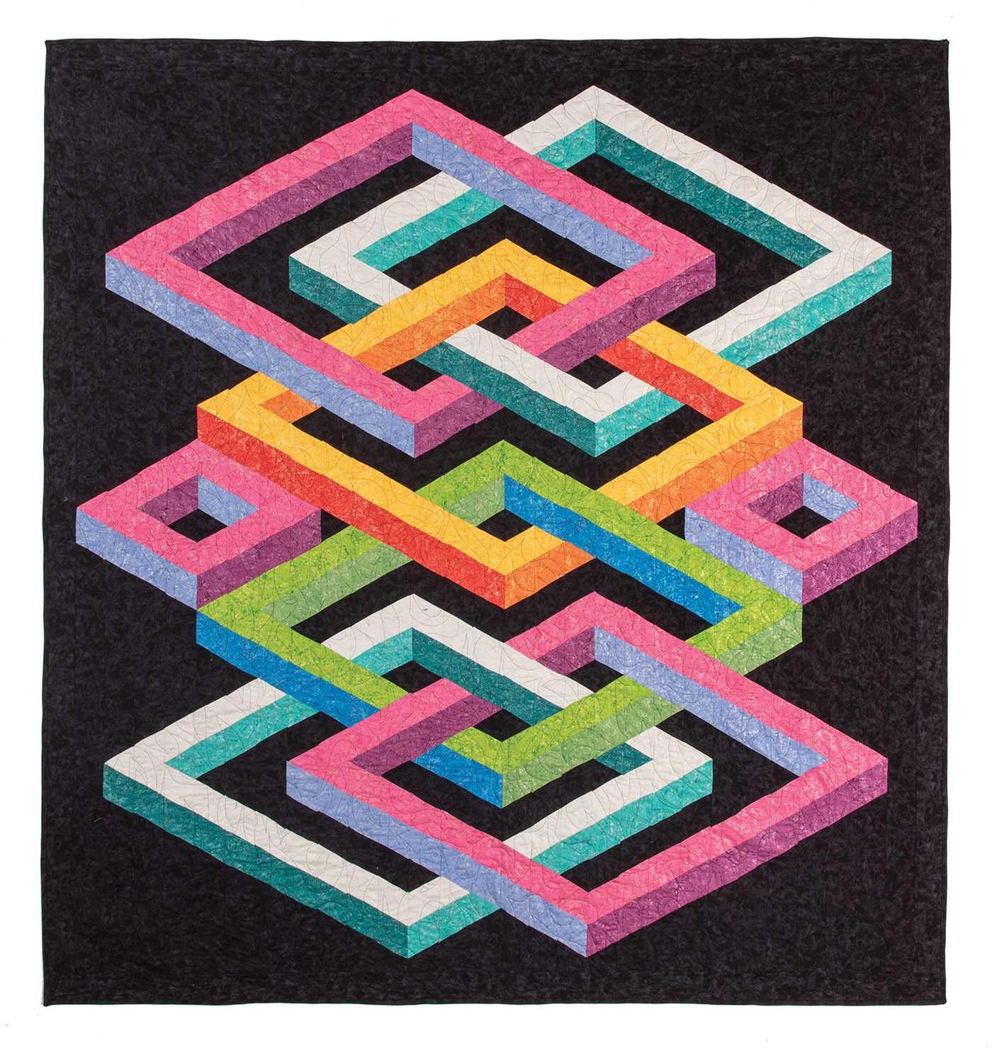 3-d Illusion Quilts Simplified: Sensational Designs Using Color, Value & Geometric Shapes, 12 Projects