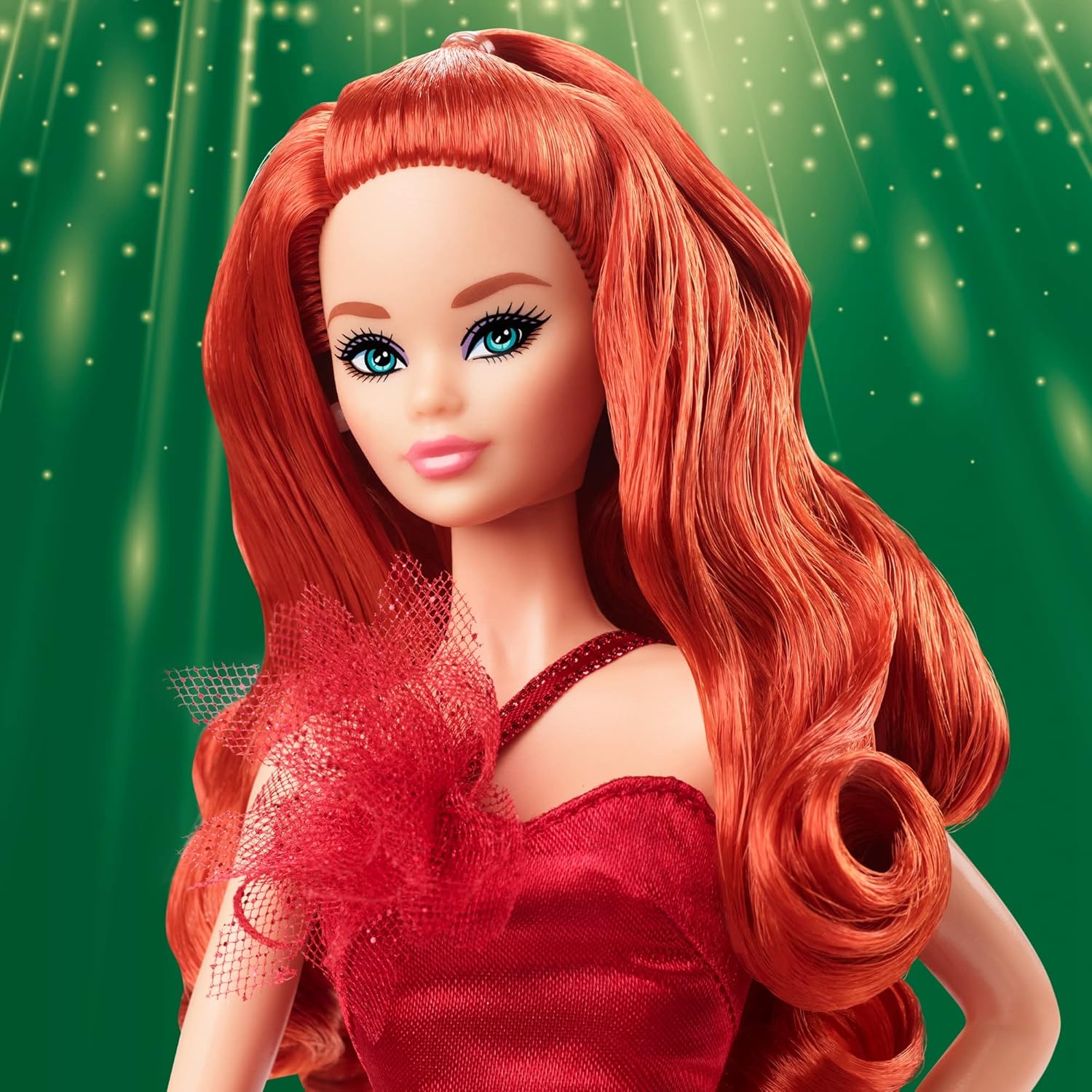 Barbie Signature 2022 Holiday Doll With Red Hair, Collectible Series, Multicolor