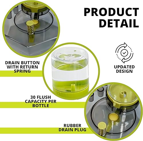 Miniatura 4 de Herramienta de enjuague de pinceles para pintar  Juego de enjuague de pinceles para ciclo de agua corriente con 10 pinceles