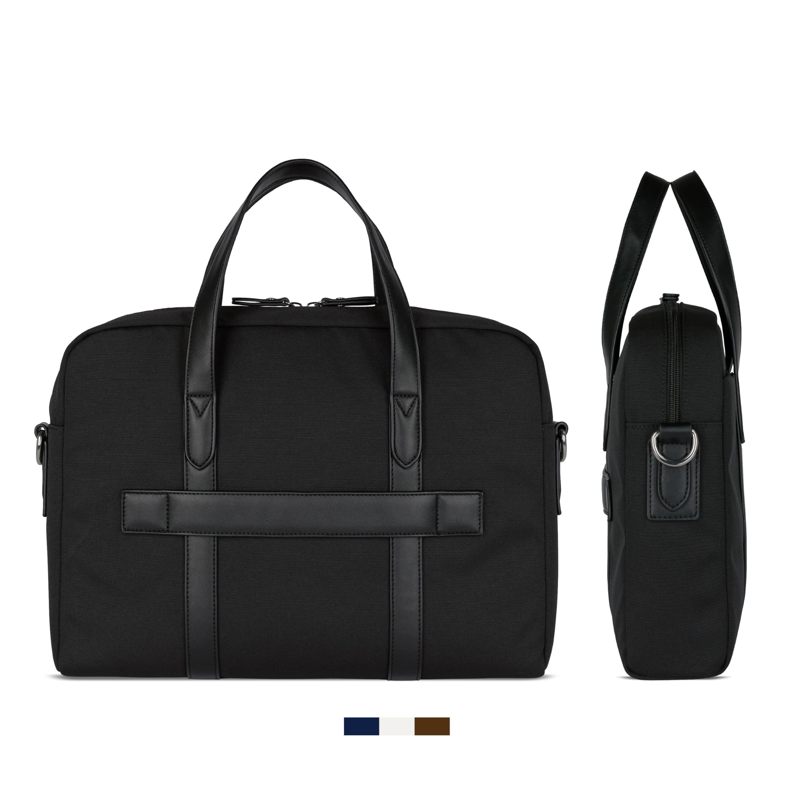 bugatti Maro Herren-Aktentasche aus Polyester, Business-Tasche mit Laptopfach ca. 15"