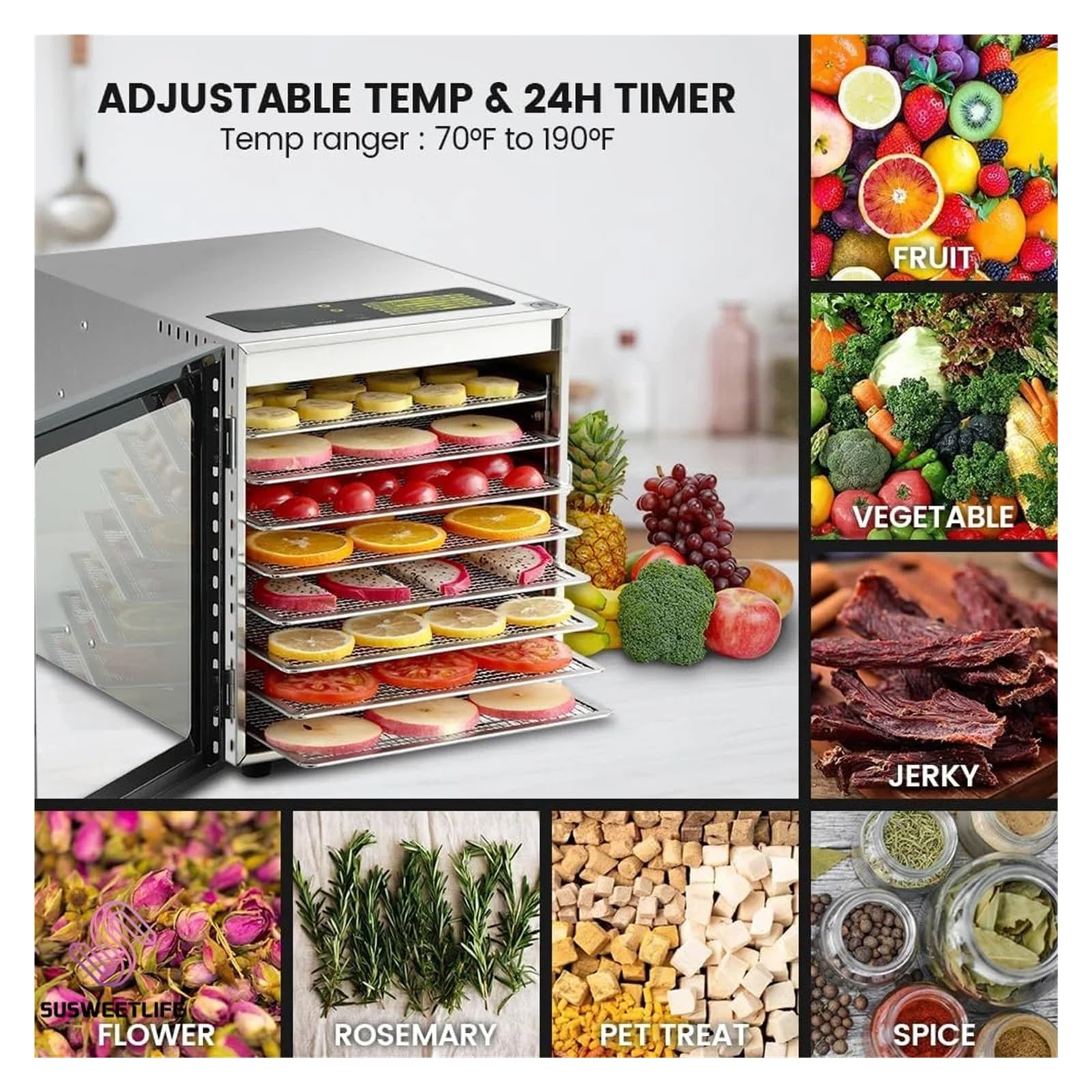 Essiccatore For Frutta A 8 Strati