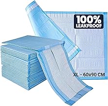 LUXEVITA (1x30 Pads) Disposable Incontinence Bed Pads 24x36 Inches, Waterproof Mattress Protectors with Self-Adhesive Sticker Tabs, High Absorbency 1700ml Underpads Bed Mats for Children, Adults
