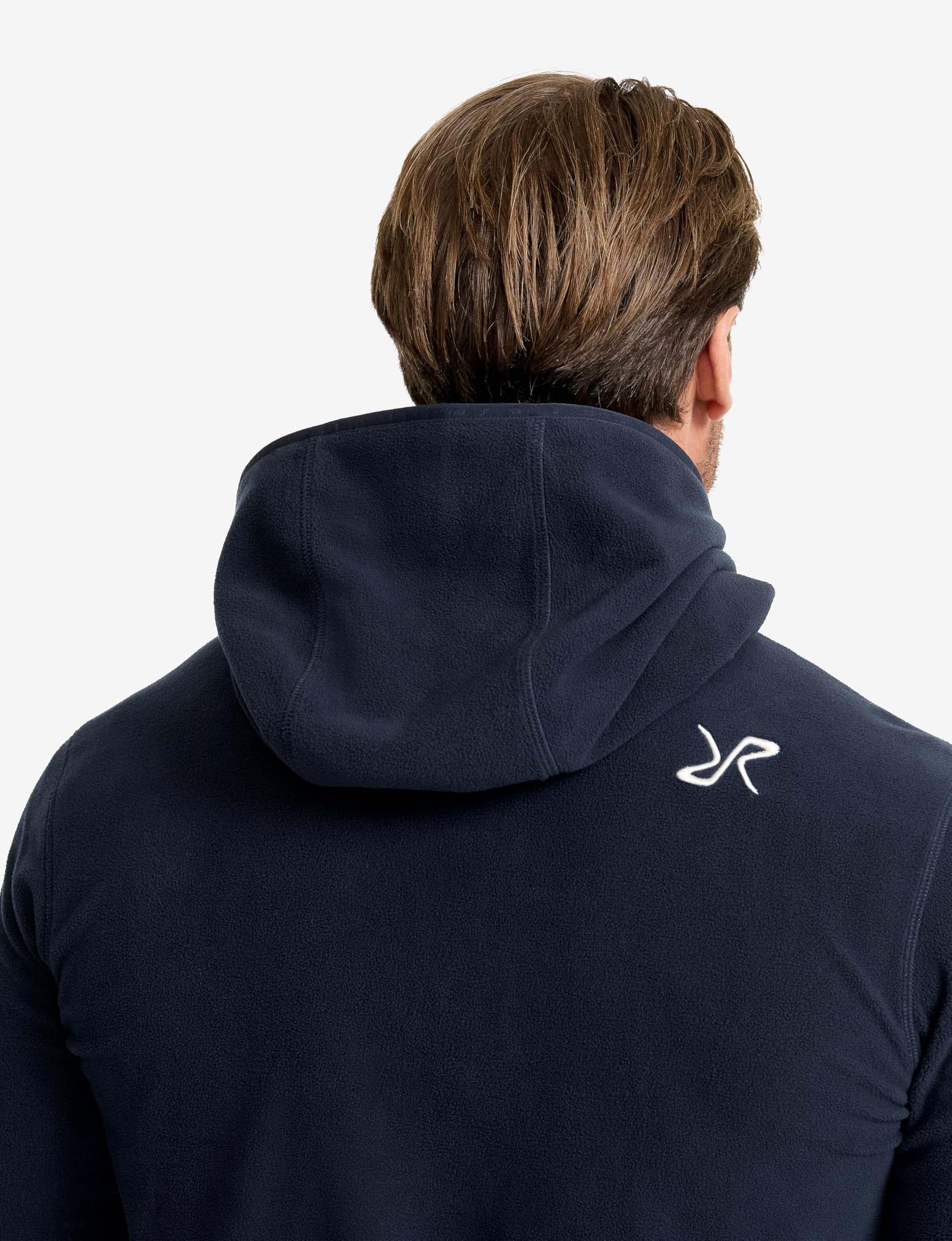 RevolutionRace Hiker Fleece Hoodie da Uomo, Felpa con cappuccio in pile leggera ed elastica