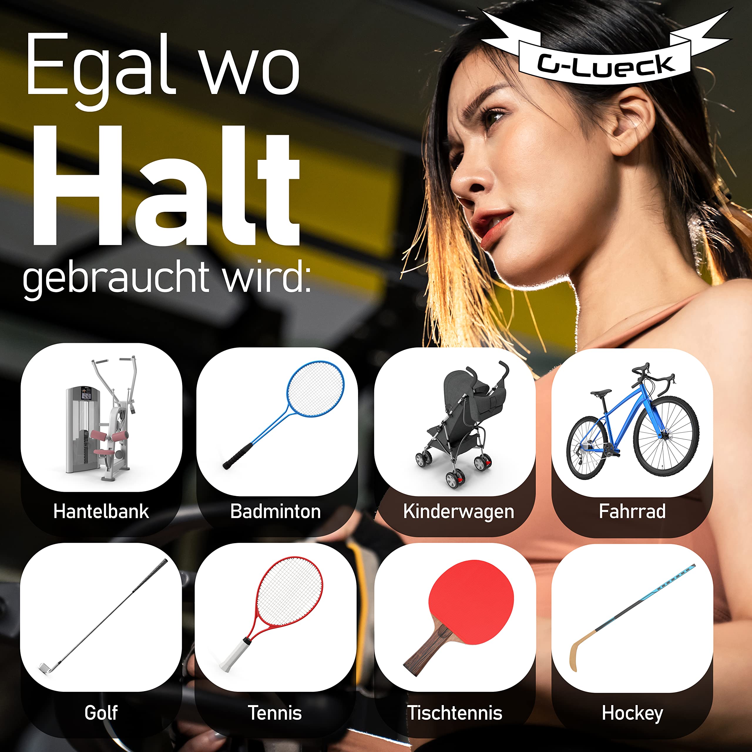 G-Lueck 50er Set Tennis Griffband Talent Grip (sehr griffig) | 0,50-0,60mm Stärke | Overgrip für Squash Badminton Schläger & Kicker inkl. selbstklebendes Abschlußband | Anti-Rutsch