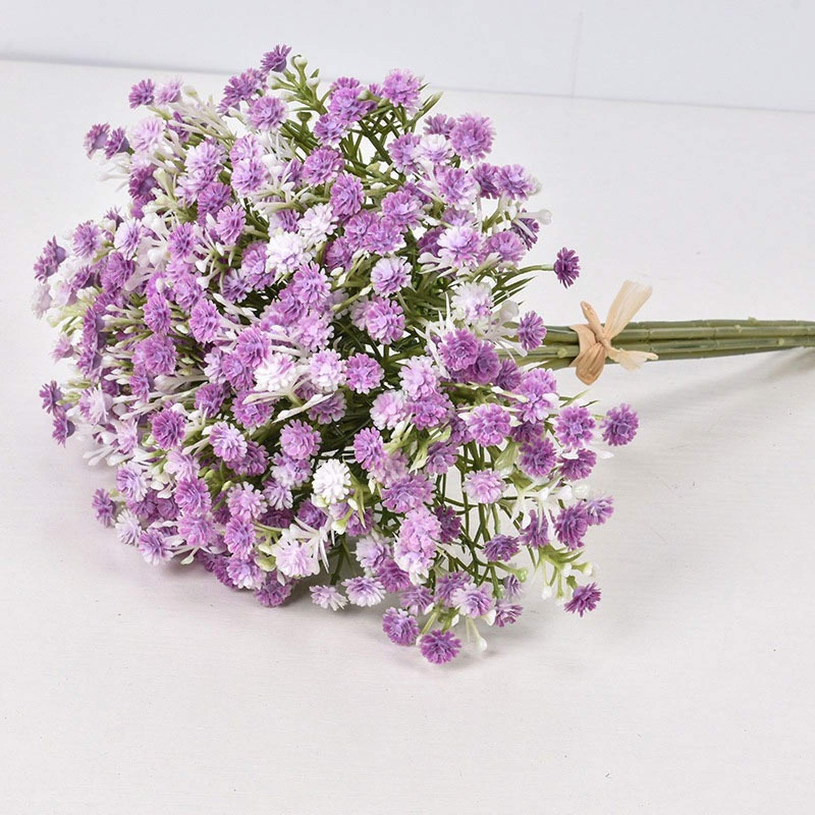 SBJKLYRN Simulated flowers, Mosodo Gypsophila Dried Flower Bouquet Artificial Rose Flowers...