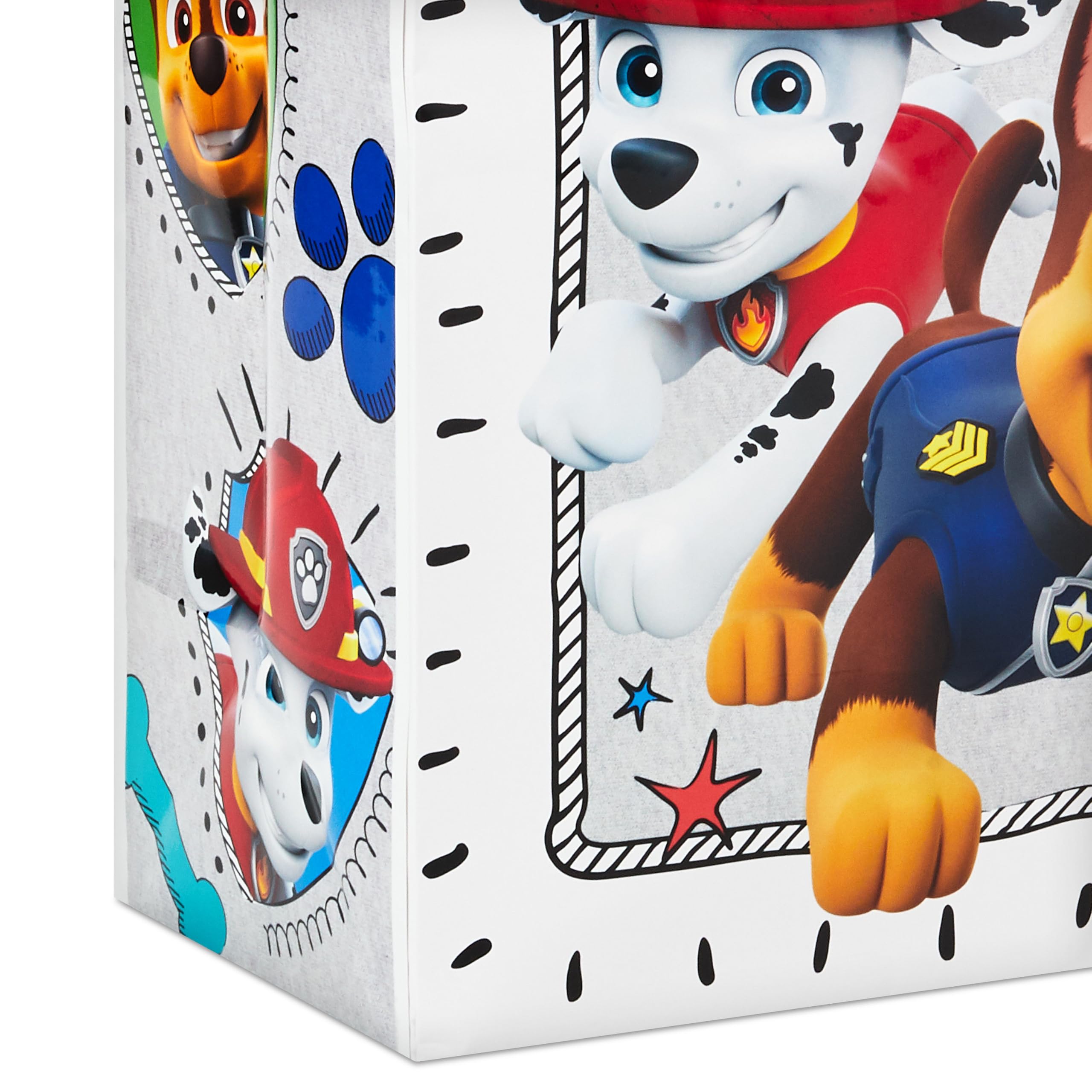 Hallmark 38,1 cm große Paw Patrol Geschenktüte mit Seidenpapier für Geburtstage, Kinderpartys, Weihnachten, Feiertage