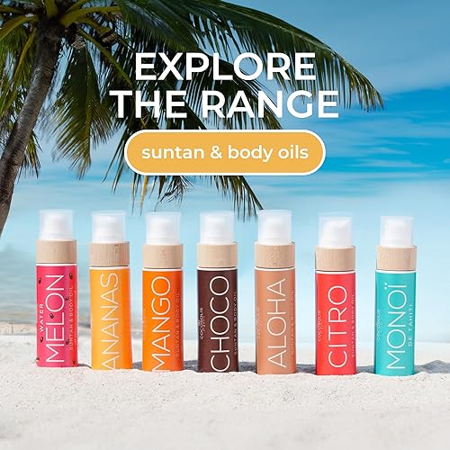 Miniatura 8 de COCOSOLIS ALOHA Sun Tan & Body Oil  Loción orgánica para cama bronceadora  Consigue un bronceado de chocolate profundo saludable  Acelerador de
