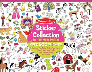 Melissa & Doug Giant Sticker Book: 700+ Princesses, Tea Party, Animals Stickers - FSC Certified Kids Activity for Ages 3-6