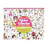 Melissa & Doug Sticker Collection Book&colon; Princesses&comma; Tea Party&comma; Animals&comma; and More - 500&plus; Stickers - FSC Certified