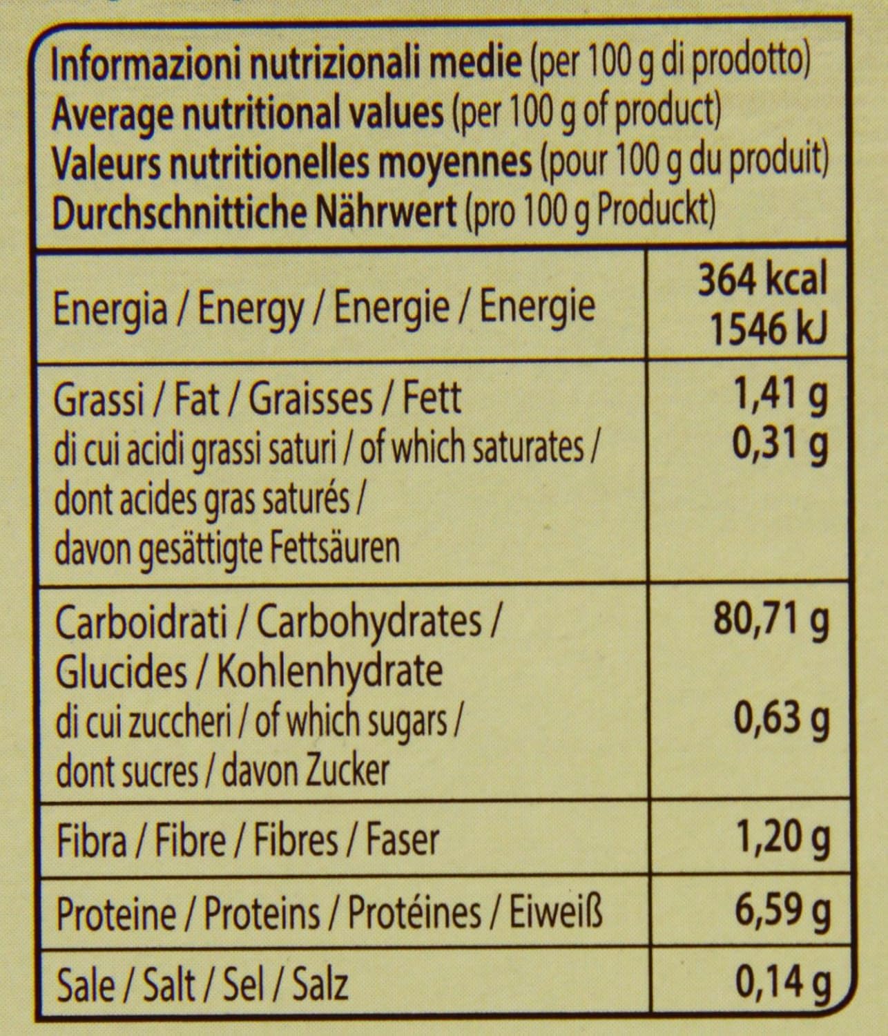 Italian Gourmet Le veneziane Glutenfreie Lasagneplatten ohne Ei 12x250g,3kg