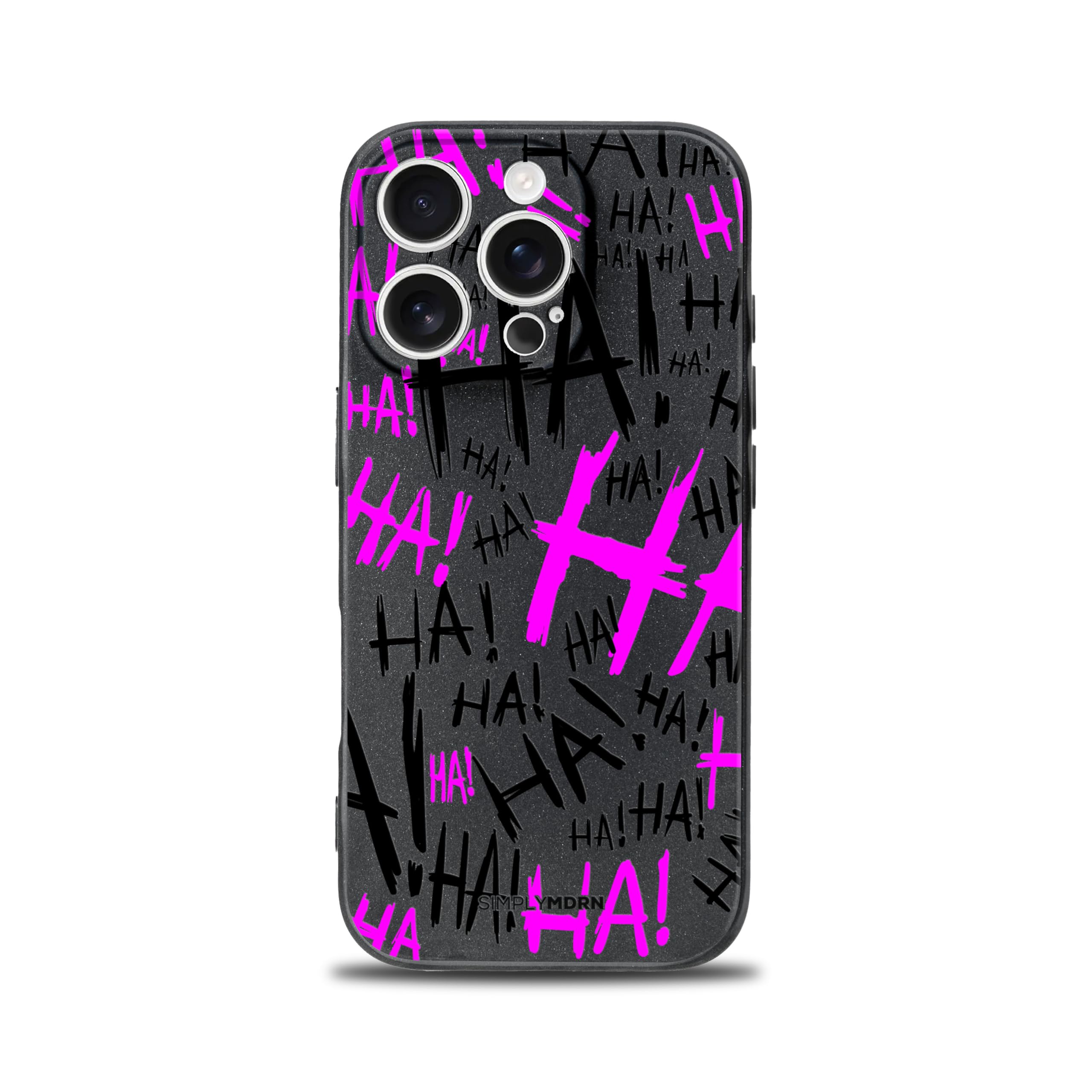 SIMPLYMDRN Slim for iPhone 14 Pro Max Case - Joker Haha Design - Cool Case for Men - Superhero Villain Designer Cover - Slim and Flexible (Jokxster Violet)