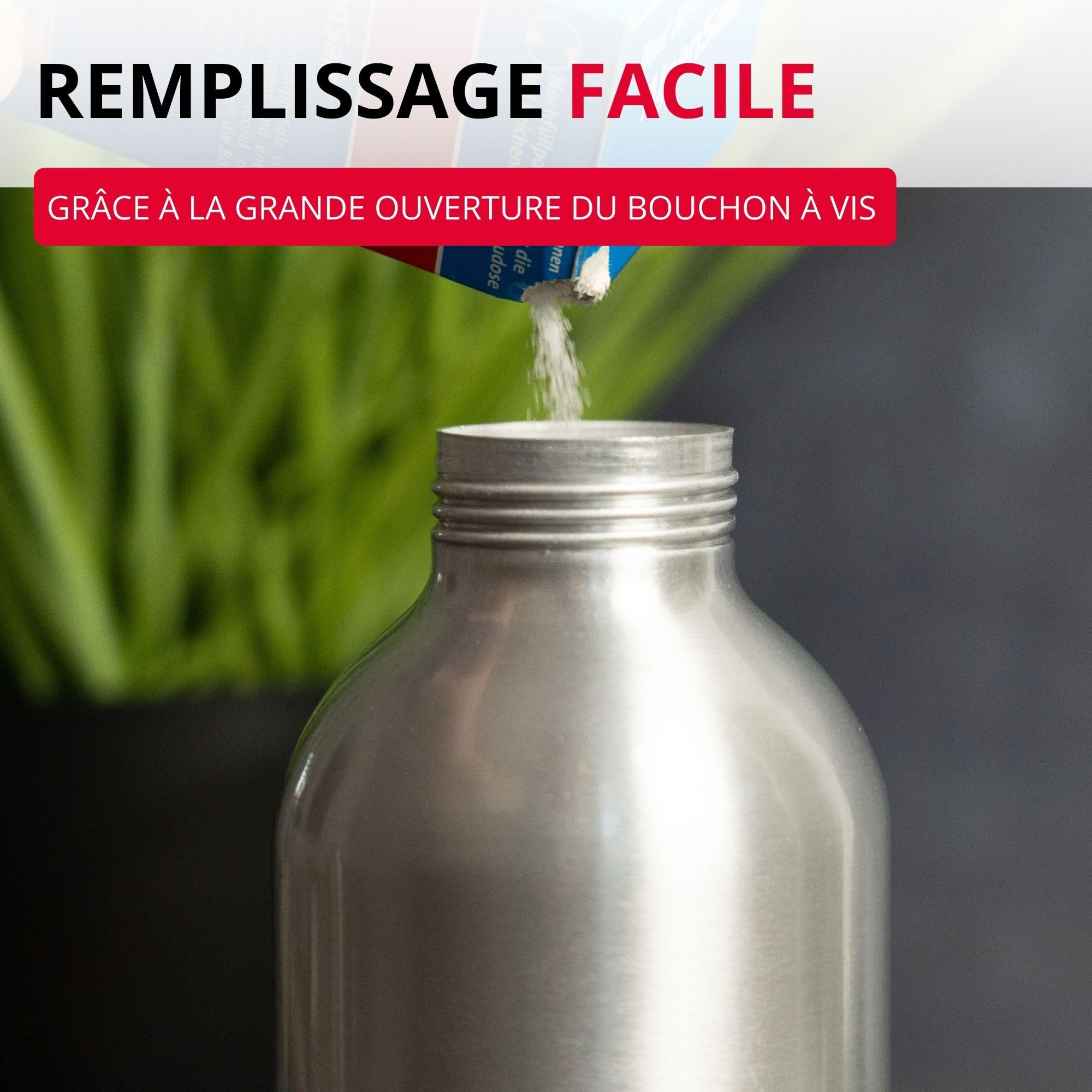 Salière gastro Alpha 500 ml - idéale comme salière à épices Salière gastro Alpha 500 ml - idéale comme salière à épices