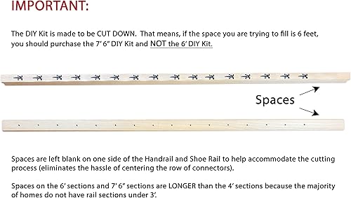 Miniatura 7 de Sección de barandal de escalera DIY, ángulo ajustable, con balustres metálicos negros (doble giro, una cesta)
