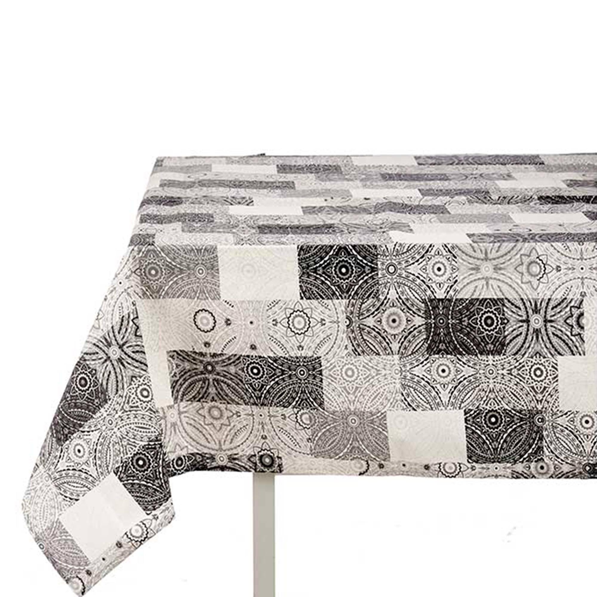 San Ignacio Stain resistant canvas tablecloth 140x180 cm blue KINVARA collection