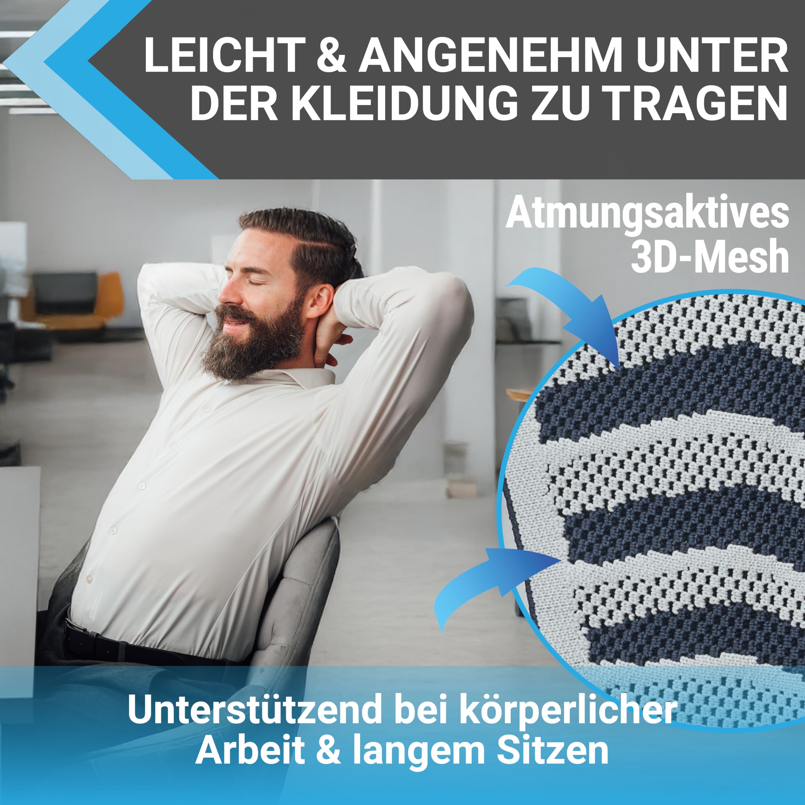 Rückenstützgürtel [waschmaschinenfest] Rückengurt für Lendenwirbelsäule | Nierengurt Nierenwärmer | Rückenbandage Herren & Damen | Rückenwärmer Hilfe bei Bandscheibenvorfall (M 81-95 cm)