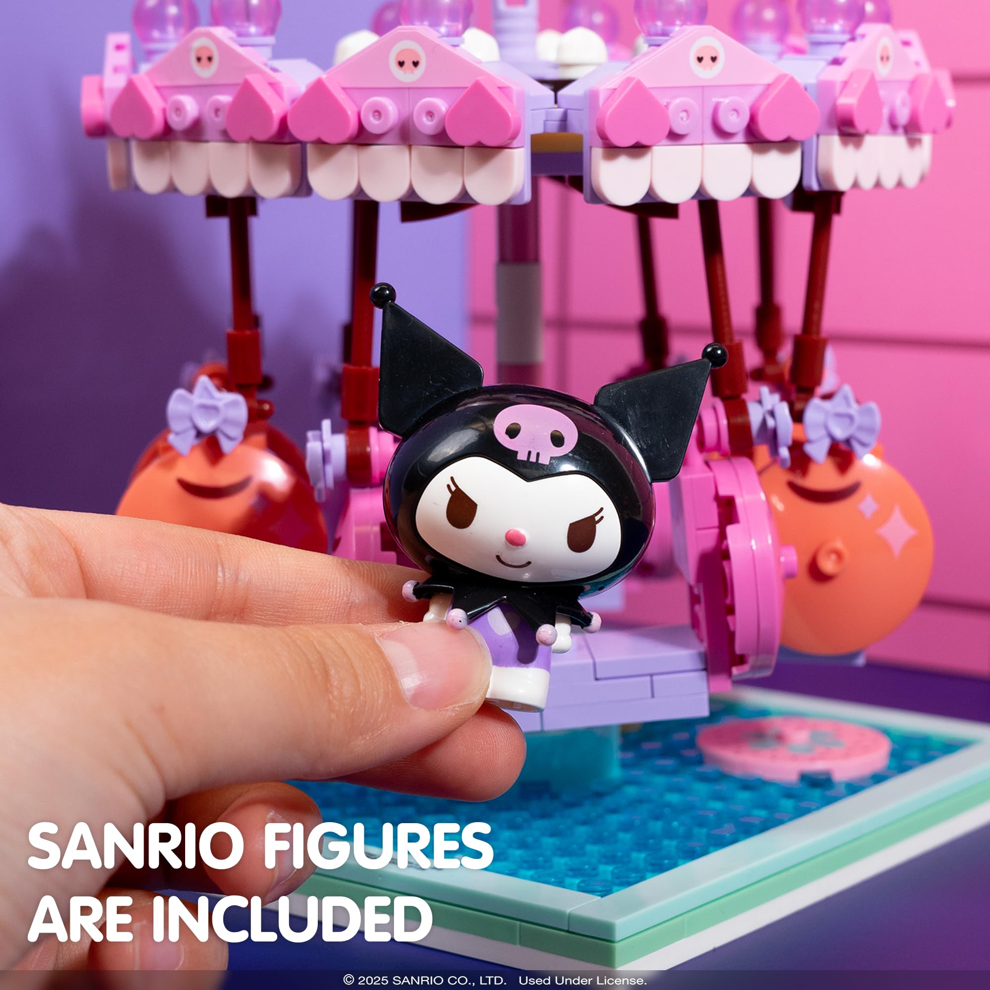 Amazon.com: Hamee Summer Wunderland Building Blocks (Kuromi Swing