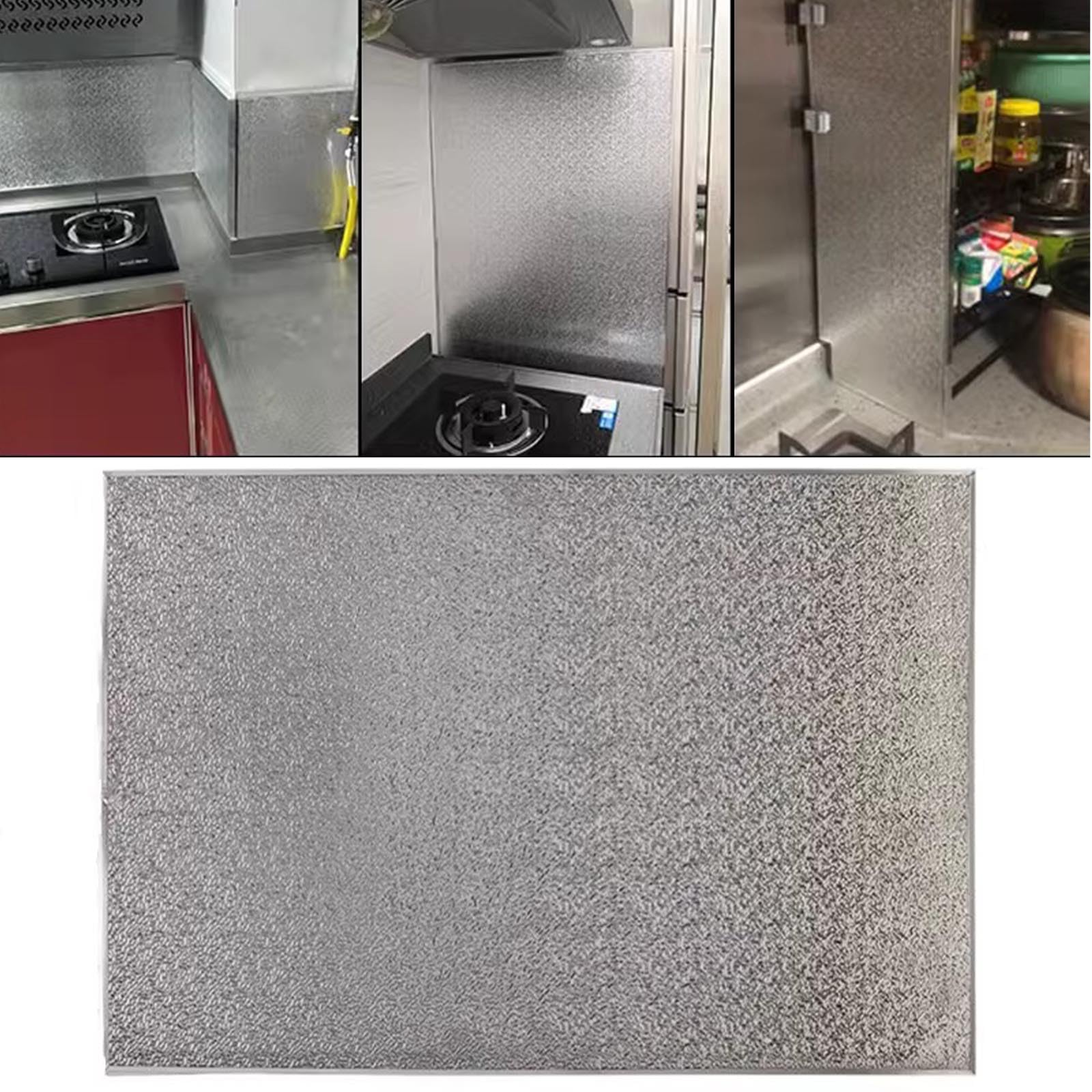 Escudo térmico de aluminio para cocina de gas, horno, protección de encimera, panel de aislamiento térmico