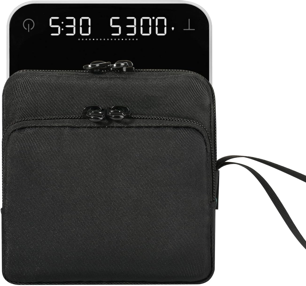 Beautyflier Storage Bag for Mini Coffee Scale with Timer, Carrying Bag for Espresso Super Mini Coffee Scale, Portable Digital Kitchen Scale with Automatic Timing Carrier Pouch, Fit Travel (Bag Only)