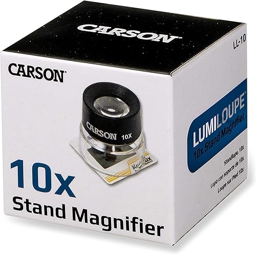 Miniatura 6 de Carson LumiLoupe Lupas de lupa preenfocadas en aumento de 45X o 7X o 10x LL-55 LL-77 LL-10 LL-10MU LL-20
