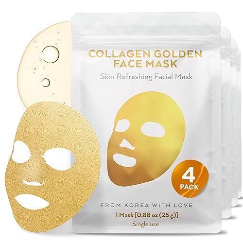 Miniatura 1 de WONDER FAMILY 24K Gold Sheet Mask for Men & Women - Moisturizing Collagen Face Mask Set & Hydrating Face Masks Skin Care - Korean Beauty Skin Care
