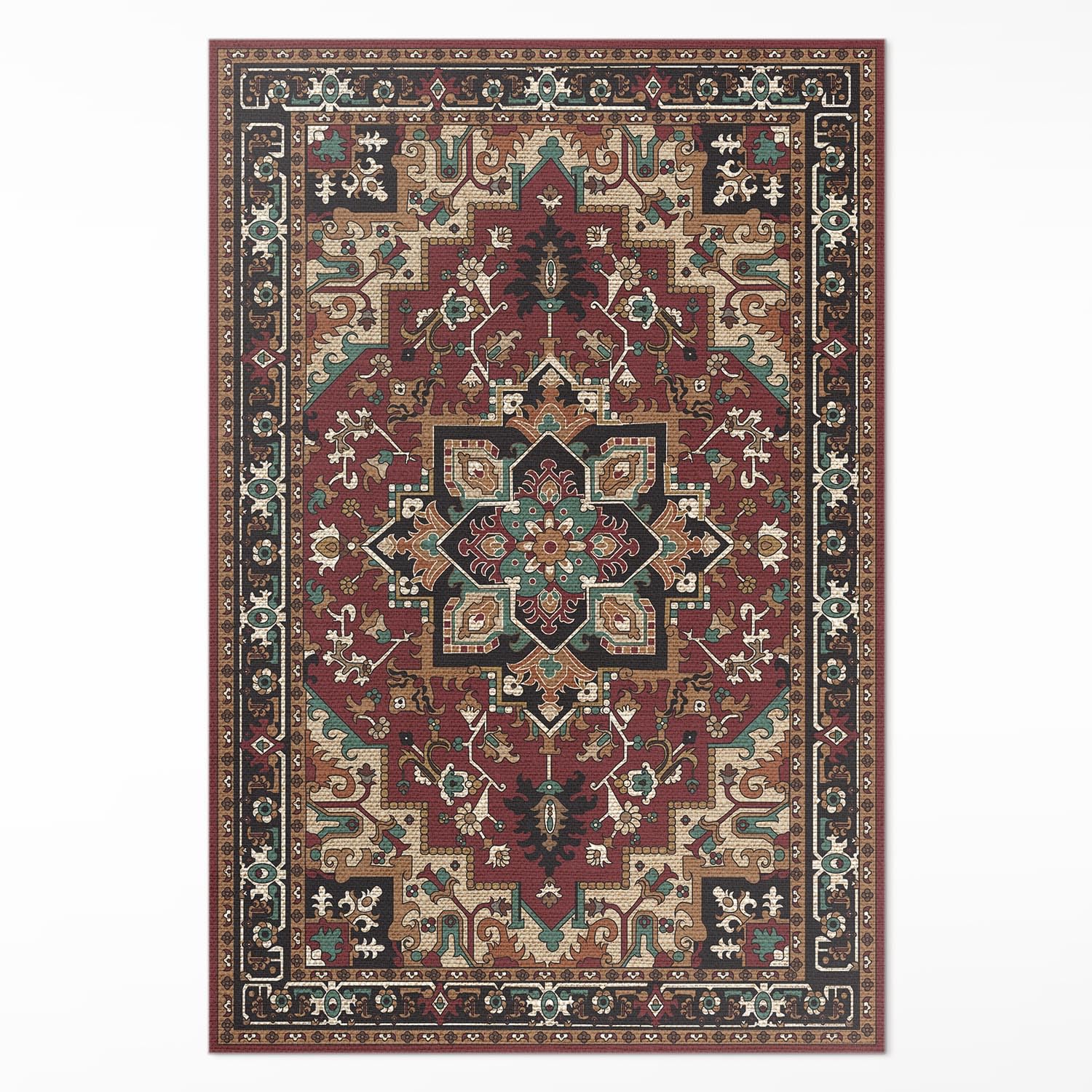Tapis en vinyle 140x210 cm Turc Classique imperméable antidérapant Floorart