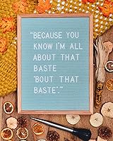 Vista 6 de Felt Like Sharing Letras de plástico solo para tablero de letras (348 piezas) - Letras de tablero de letras de 1 pulgada para tablero de letras