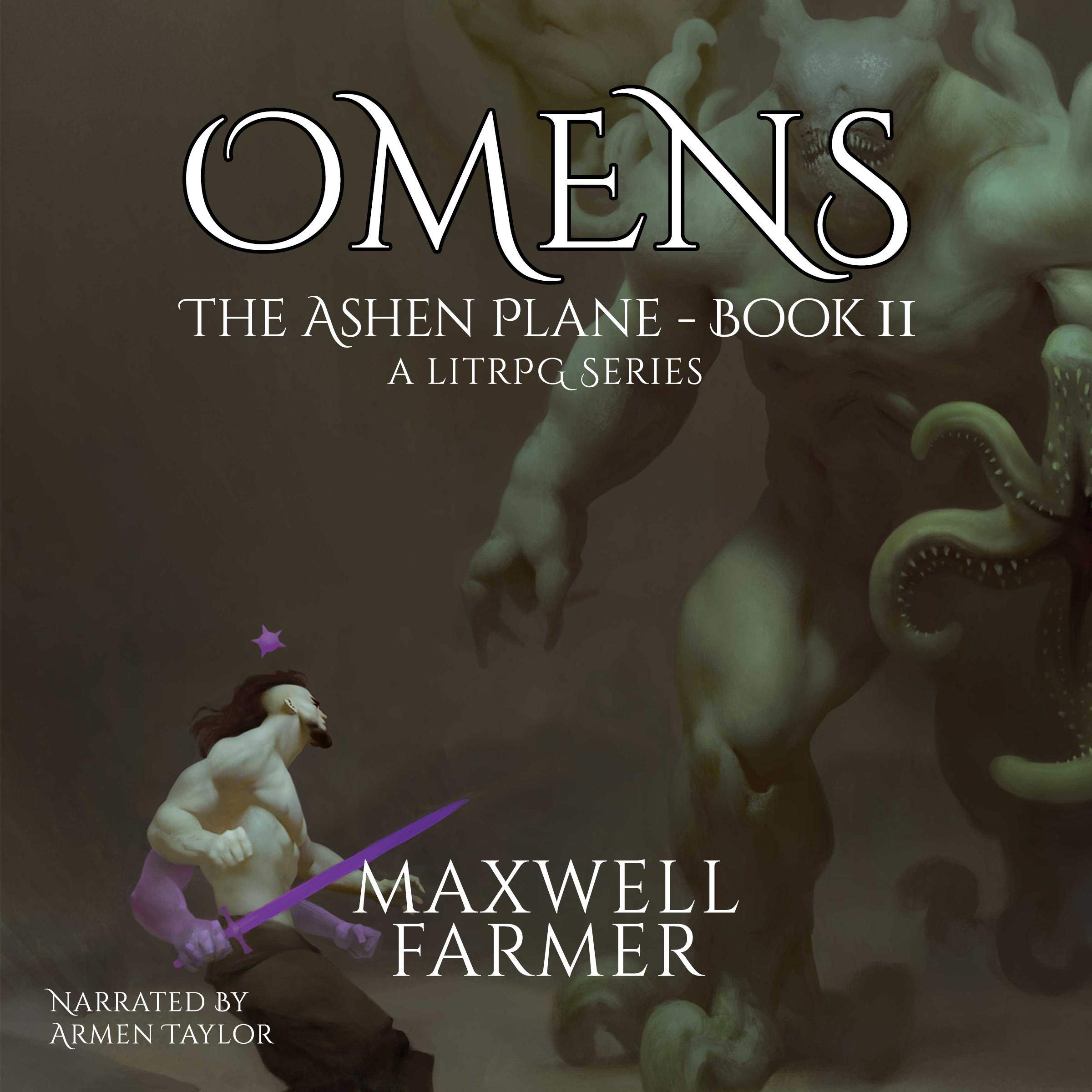 Cover art for Omens: A LitRPG Series (The Ashen Plane, Book 2)